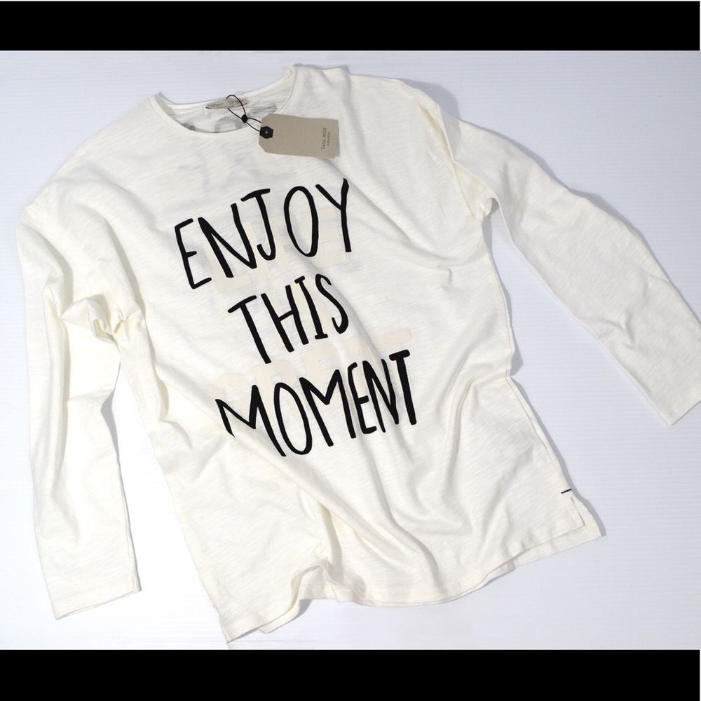 Zara Boys Long Sleeve Shirt Graphics 13-14